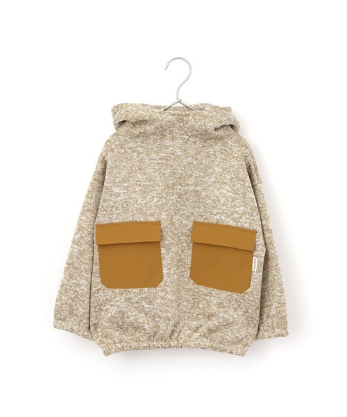 MAKE YOUR DAY(メイクユアデイ)の「ハイネックプルオーバー■80~140cm(スウェット・キッズ・チャコールグレー/ベージュ/ブラウン・90/100/110/120/80/130/140)」の3枚目の写真