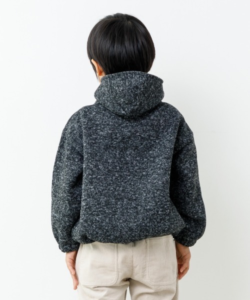 MAKE YOUR DAY(メイクユアデイ)の「ハイネックプルオーバー■80~140cm(スウェット・キッズ・チャコールグレー/ベージュ/ブラウン・90/100/110/120/80/130/140)」の17枚目の写真