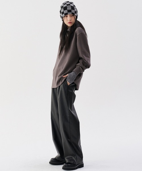 FEKETE（フェケテ）の「FEKETE CHESS CHECK BEANIE（ニットキャップ/ビーニー・メンズ・ブラック/ベージュ/グレー・FREE）」の15枚目の写真