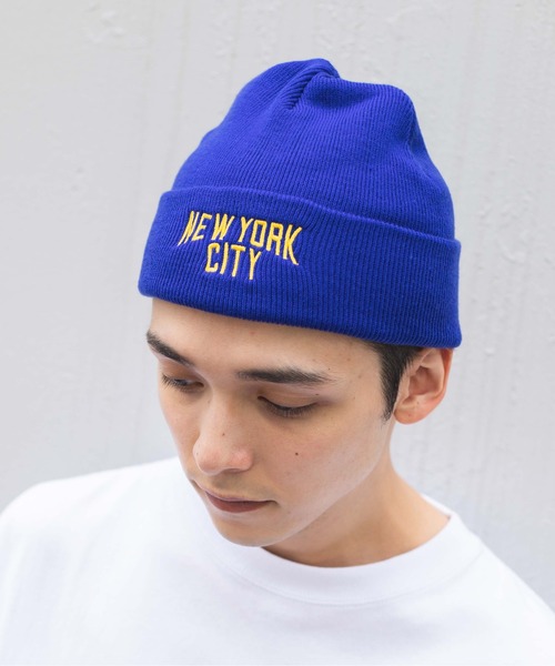 WEGO（ウィゴー）の「WEGO/ロゴビーニー（ニットキャップ/ビーニー・メンズ・その他1/その他2/その他3/その他4/その他5/その他6・FREE）」の2枚目の写真