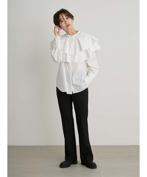 emmi（エミ）の「【emmi atelier】ウォームパンツ（その他パンツ・レディース・オリーブ/ベージュ/ブラック・1/0）」の19枚目の写真