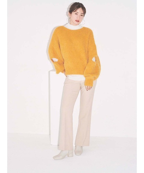 emmi（エミ）の「【emmi atelier】ウォームパンツ（その他パンツ・レディース・オリーブ/ベージュ/ブラック・1/0）」の11枚目の写真