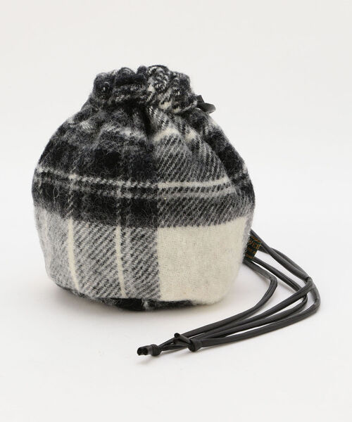 TWEED MILL（ツイードミル）の「【WEB限定】【TWEEDMILL/ツィードミル】チェックキンチャクバッグ（ショルダーバッグ・レディース・ベージュ系その他/レッド系その他/ホワイト系その他2・FREE）」の7枚目の写真