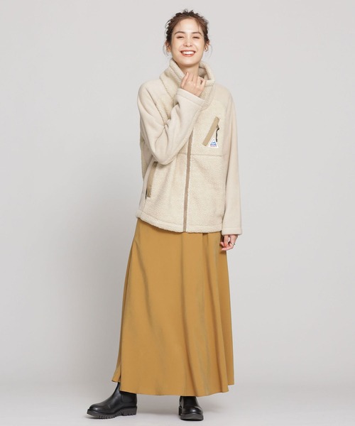 Cape HEIGHTS(ケープハイツ)の「Cape HEIGHTS/BREAKHEART Fleece フリース(ブルゾン・レディース・タン/オリーブ・M/S)」の11枚目の写真