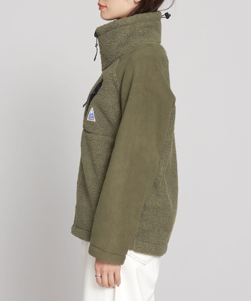 Cape HEIGHTS(ケープハイツ)の「Cape HEIGHTS/BREAKHEART Fleece フリース(ブルゾン・レディース・タン/オリーブ・M/S)」の17枚目の写真
