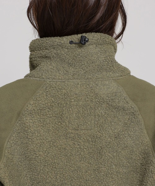 Cape HEIGHTS(ケープハイツ)の「Cape HEIGHTS/BREAKHEART Fleece フリース(ブルゾン・レディース・タン/オリーブ・M/S)」の19枚目の写真
