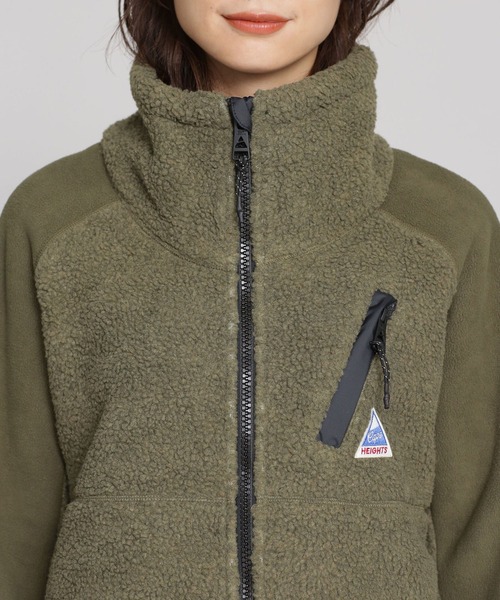 Cape HEIGHTS(ケープハイツ)の「Cape HEIGHTS/BREAKHEART Fleece フリース(ブルゾン・レディース・タン/オリーブ・M/S)」の20枚目の写真