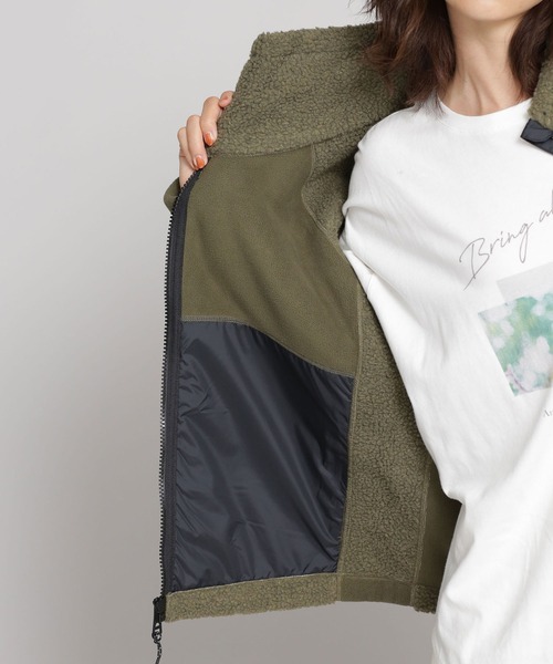 Cape HEIGHTS(ケープハイツ)の「Cape HEIGHTS/BREAKHEART Fleece フリース(ブルゾン・レディース・タン/オリーブ・M/S)」の8枚目の写真