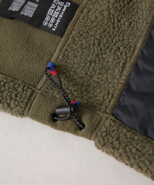Cape HEIGHTS(ケープハイツ)の「Cape HEIGHTS/BREAKHEART Fleece フリース(ブルゾン・レディース・タン/オリーブ・M/S)」の7枚目の写真