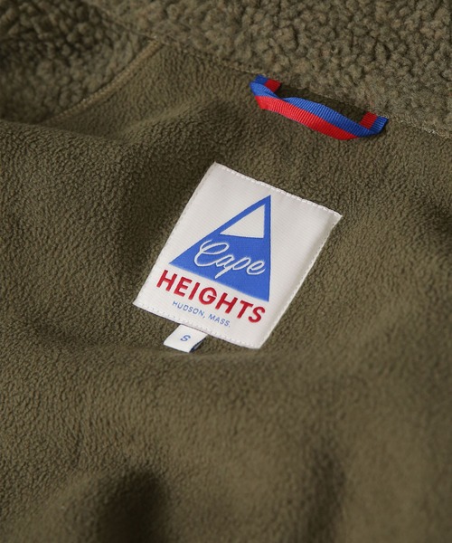 Cape HEIGHTS(ケープハイツ)の「Cape HEIGHTS/BREAKHEART Fleece フリース(ブルゾン・レディース・タン/オリーブ・M/S)」の6枚目の写真