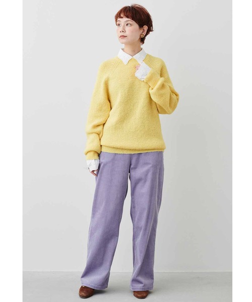MEDE19F(メデジュウキュウ)の「MEDE19F 刺しゅう遣いつけ衿&カフス(付け襟・レディース・ブラック/ホワイト・ONE SIZE)」の7枚目の写真