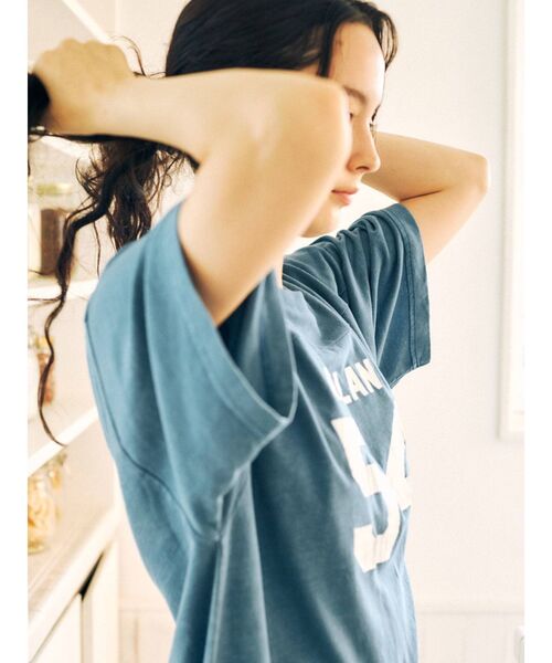 Ungrid（アングリッド）の「ビックシルエットナンバリングTee（Tシャツ/カットソー・レディース・オフホワイト/レッド/ブルー・FREE）」の5枚目の写真