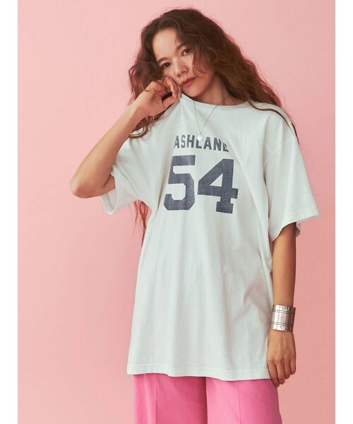 Ungrid（アングリッド）の「ビックシルエットナンバリングTee（Tシャツ/カットソー・レディース・オフホワイト/レッド/ブルー・FREE）」の11枚目の写真