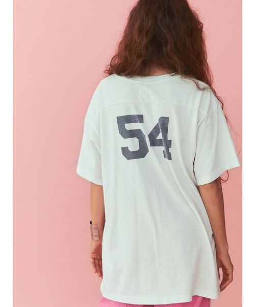 Ungrid（アングリッド）の「ビックシルエットナンバリングTee（Tシャツ/カットソー・レディース・オフホワイト/レッド/ブルー・FREE）」の13枚目の写真