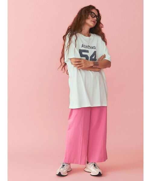 Ungrid（アングリッド）の「ビックシルエットナンバリングTee（Tシャツ/カットソー・レディース・オフホワイト/レッド/ブルー・FREE）」の15枚目の写真