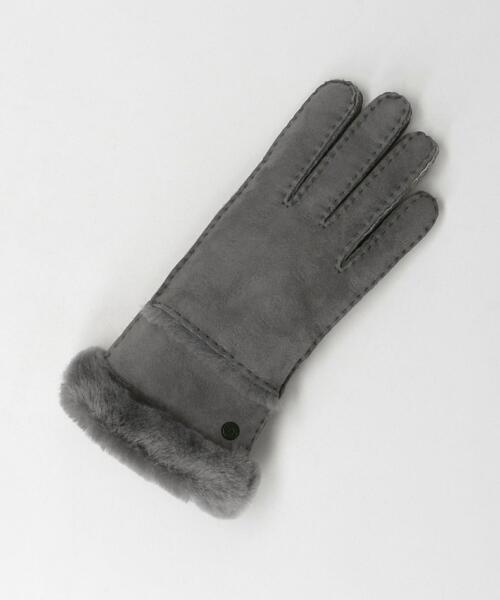 UGG（アグ）の「＜UGG(アグ)＞SEAMED TECH グローブ -スマートフォン対応-◆（手袋・レディース・ブラウン/ブラック/ダークグレー・M）」の6枚目の写真
