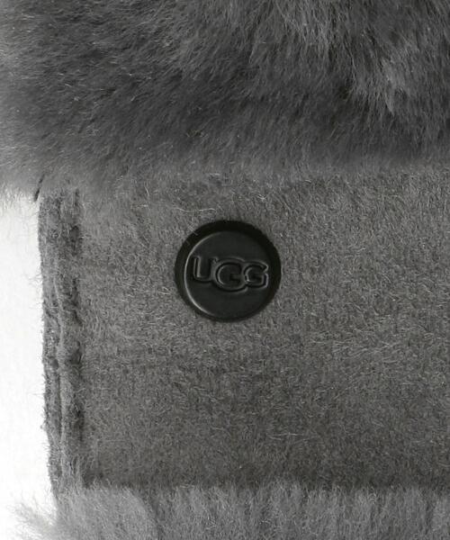 UGG（アグ）の「＜UGG(アグ)＞SEAMED TECH グローブ -スマートフォン対応-◆（手袋・レディース・ブラウン/ブラック/ダークグレー・M）」の4枚目の写真
