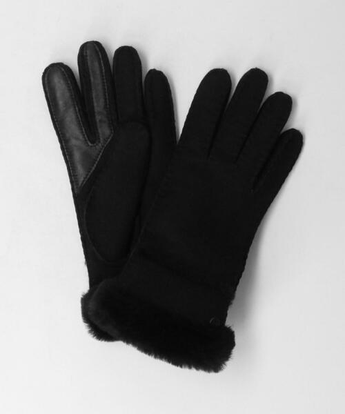 UGG（アグ）の「＜UGG(アグ)＞SEAMED TECH グローブ -スマートフォン対応-◆（手袋・レディース・ブラウン/ブラック/ダークグレー・M）」の10枚目の写真