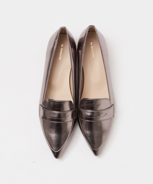 Au BANNISTER(オゥバニスター)の「【WEB限定/晴雨兼用】ポインテッドトゥ ローファー(ローファー・レディース・ブラック/オフホワイト/その他/ブロンズ・38/39/35/36/37)」の14枚目の写真
