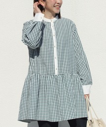 ギンガム チェック に該当するシャツ ブラウス グリーン カーキ 緑色系 ファッション通販 Zozotown