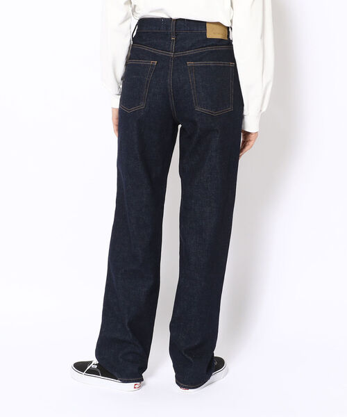B'2nd(ビーセカンド)の「BIT BLUE(ビットブルー)ワイドストレートデニム(デニムパンツ・レディース・インディゴブルー・24/26/25/23)」の3枚目の写真