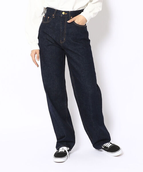 B'2nd(ビーセカンド)の「BIT BLUE(ビットブルー)ワイドストレートデニム(デニムパンツ・レディース・インディゴブルー・24/26/25/23)」の16枚目の写真