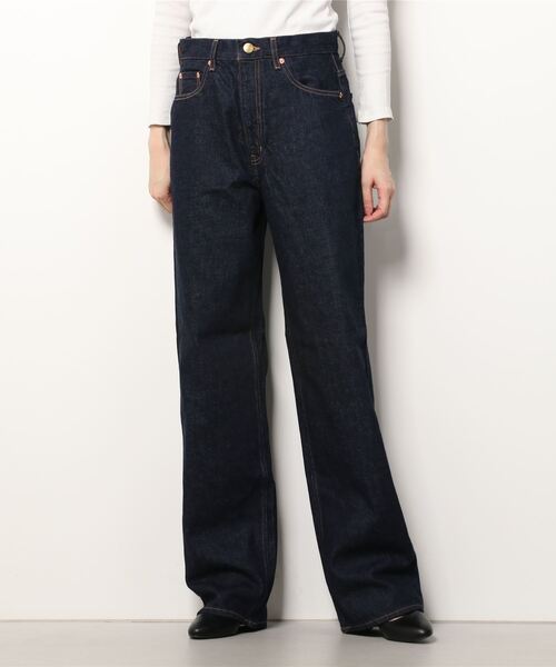 B'2nd(ビーセカンド)の「BIT BLUE(ビットブルー)ワイドストレートデニム(デニムパンツ・レディース・インディゴブルー・24/26/25/23)」の11枚目の写真