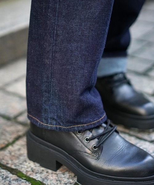 B'2nd(ビーセカンド)の「BIT BLUE(ビットブルー)ワイドストレートデニム(デニムパンツ・レディース・インディゴブルー・24/26/25/23)」の10枚目の写真