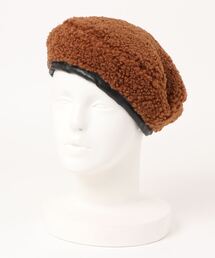 VIBGYOR Women | 【six mouse】ボアベレー帽(ハンチング/ベレー帽)