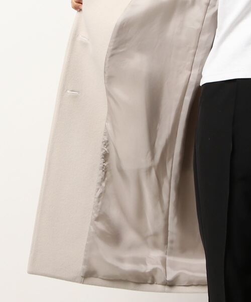 allureville（アルアバイル）の「ノーカラーエアリーコート（ノー