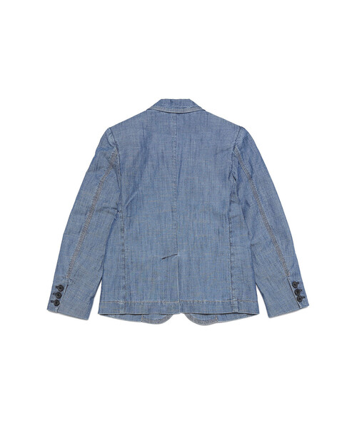 DIESEL(ディーゼル)の「DIESEL KID ジュニア デニムテーラードジャケット ライトアウター(テーラードジャケット・キッズ・インディゴブルー・6Y/8Y/10Y/12Y/14Y)」の8枚目の写真