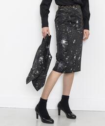 agnes b. | TBX9 JUPE 星柄ジャガードスカート(スカート)