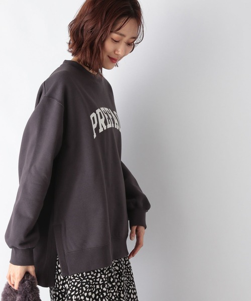 GLOBAL WORK（グローバルワーク）の「キレイ見えサラサラ起毛プリントプルオーバー/258250（スウェット・レディース・ライトグレー/ベージュ/ダークグレー/グレー系その他3・MEDIUM/LARGE）」の18枚目の写真