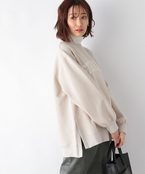 セール】キレイ見えサラサラ起毛プリントプルオーバー/258250