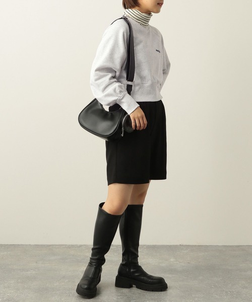 Heather(ヘザー)の「ワンポイント刺繍ウラケスウェット 265667(スウェット・レディース・グレー/ブラック/アイボリー・FREE)」の7枚目の写真