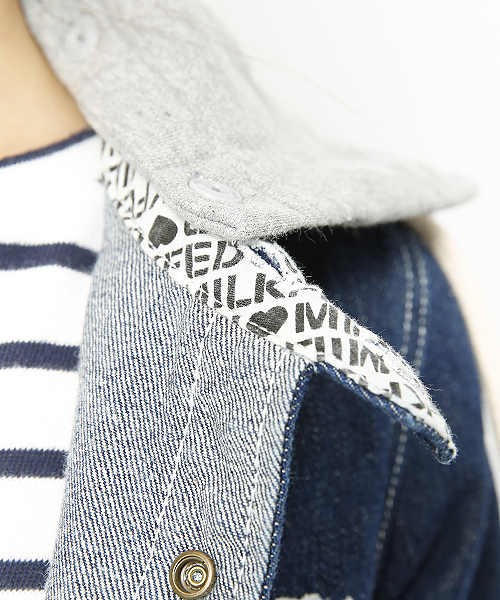 MILKFED.（ミルクフェド）の「DENIM COMBI COAT （デニムコート/ロング