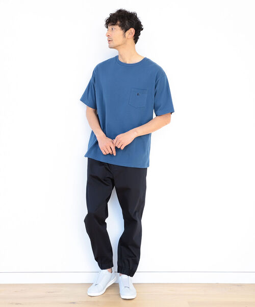 B:MING by BEAMS（ビーミングバイビームス）の「B:MING by BEAMS / 刺繍ポケット クルーネックTシャツ(リラックスフィット)（Tシャツ/カットソー・メンズ・ネイビー/オフホワイト/オレンジ/ミント・SMALL/MEDIUM/LARGE/X-LARGE）」の7枚目の写真