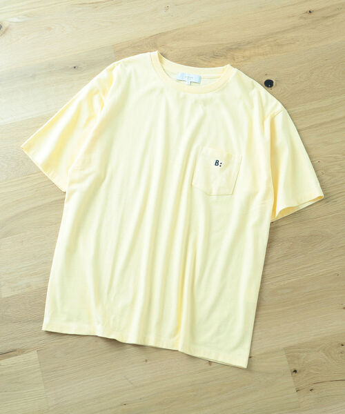B:MING by BEAMS（ビーミングバイビームス）の「B:MING by BEAMS / 刺繍ポケット クルーネックTシャツ(リラックスフィット)（Tシャツ/カットソー・メンズ・ネイビー/オフホワイト/オレンジ/ミント・SMALL/MEDIUM/LARGE/X-LARGE）」の14枚目の写真