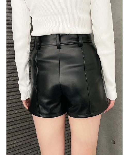 ENVYM（アンビー）の「フェイクレザーＳＰＴ（その他パンツ・レディース・ブラック/アイボリー・S/M）」の22枚目の写真