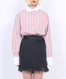 PUNYUS | クレリックストライプシャツ(シャツ/ブラウス)