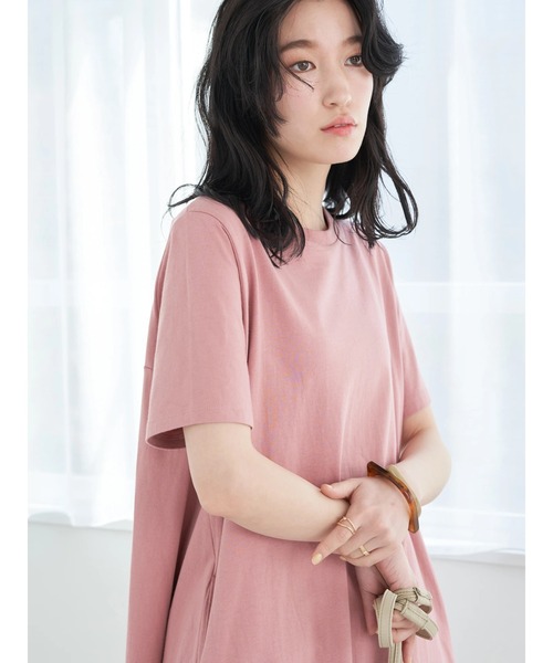 Wrangler（ラングラー）の「Wrangler バックロゴワンピース*（ワンピース・レディース・チャコールグレー/ピンク系その他2・FREE）」の11枚目の写真