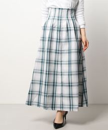 ＪＵＧＬＡＮＳ | ☆ 大人カジュアル。チェック柄ウエストタックフレアスカート　S1576(スカート)