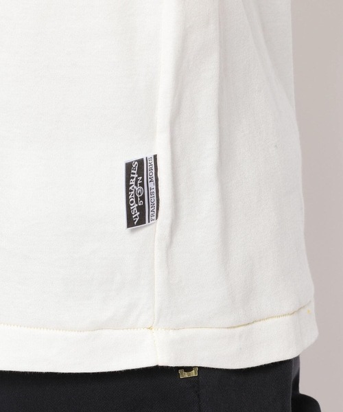 FranCisT_MOR.K.S.（フランシストモークス）の「FranCisT_MOR.K.S./フランシスト モークス/SUPIMA COTTON SMOOTH V L/S “VISIONARIES 5_CS "E”/MT2933 /Vネックロングスリーブバック刺繍（Tシャツ/カットソー・メンズ・ブラック/ホワイト・4/2/3）」の11枚目の写真