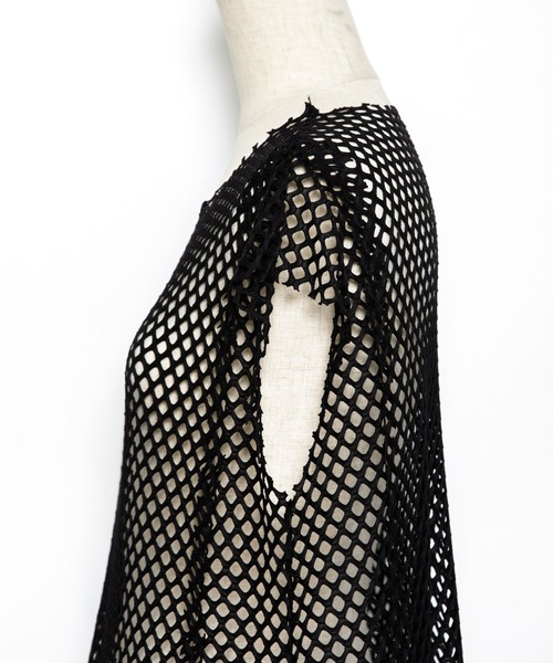 AS KNOW AS PINKY（アズノゥアズピンキー）の「メッシュッシュきめるワンピース（ワンピース・レディース・ブラック/ベージュ/ブルー・FREE）」の8枚目の写真