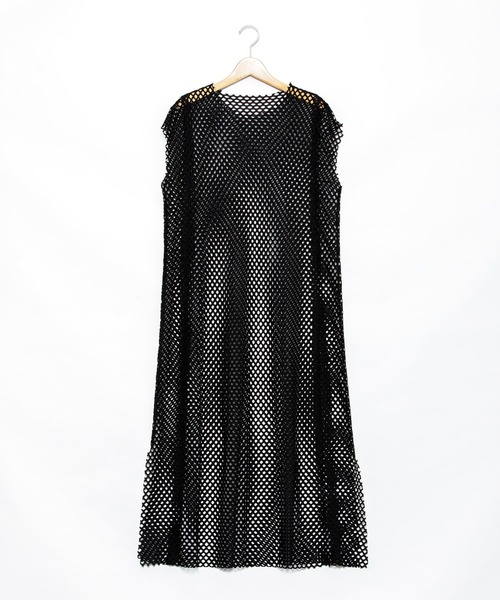 AS KNOW AS PINKY（アズノゥアズピンキー）の「メッシュッシュきめるワンピース（ワンピース・レディース・ブラック/ベージュ/ブルー・FREE）」の17枚目の写真