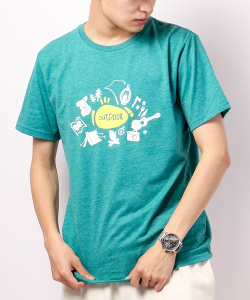 FUNALIVE(ファンアライブ)の「BF2 select デザインプリントTシャツ(Tシャツ/カットソー・メンズ・ホワイト/チャコールグレー/ブラック/ベージュ/ネイビー/カーキ/ブルー/グリーン/ホワイト系その他/グリーン系その他/チャコール・LL/M/L)」の7枚目の写真