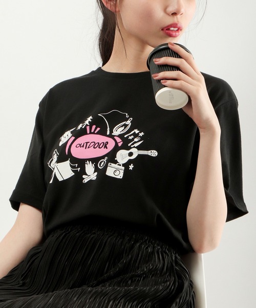 FUNALIVE(ファンアライブ)の「BF2 select デザインプリントTシャツ(Tシャツ/カットソー・メンズ・ホワイト/チャコールグレー/ブラック/ベージュ/ネイビー/カーキ/ブルー/グリーン/ホワイト系その他/グリーン系その他/チャコール・LL/M/L)」の4枚目の写真