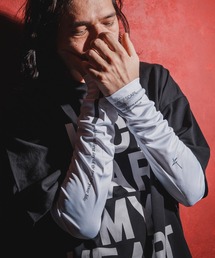 mko10377- With Noise-logo Arm Cover アームカバー