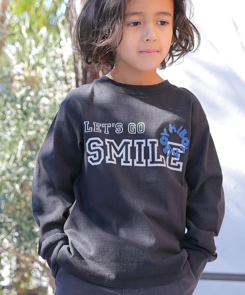 セール フロントラバープリント長袖tシャツ Tシャツ カットソー Hakka Kids ハッカキッズ のファッション通販 Zozotown