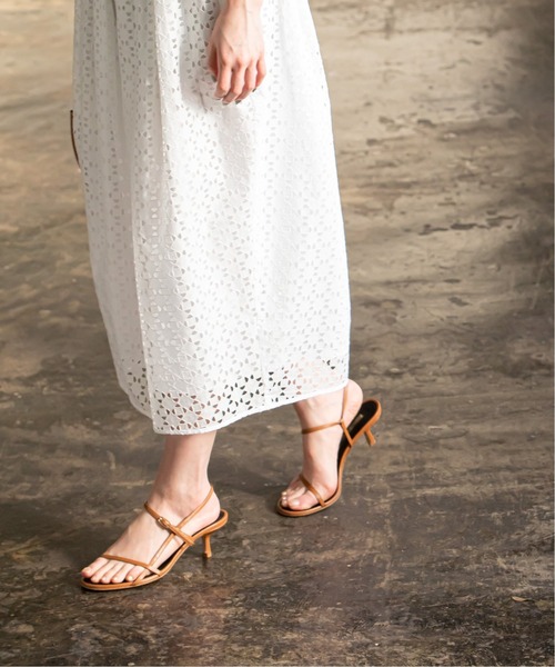 Noble（ノーブル）の「スクエアーレースコクーンスカート（スカート・レディース・ブラック/ホワイト・38/36）」の7枚目の写真